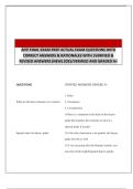 AFIP FINAL EXAM PREP ACTUAL EXAM QUESTIONS WITH CORRECT ANSWERS & RATIONALES WITH &vert;VERIFIED & REVISED ANSWERS &lpar;NEW&rpar; 2025&sol;VERIFIED AND GRADED A&plus;
