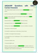 ABSITE Colorectal Questions with  100&percnt; Correct Answers 