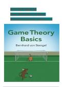 Game Theory Basics &ndash; 1st Edition by Bernhard von Stengel &vert; Solution Manual for Chapter 1