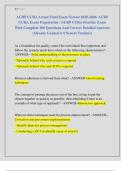ACRP CCRA Actual Final Exam Newest 2025-2026&sol; ACRP  CCRA Exam Preparation &sol; ACRP CCRA Practice Exam  With Complete 200 Questions And Correct Detailed Answers  &vert;Already Graded A&plus;&lpar;Newest Version&excl;&rpar; 