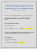CNUR 305 Final Exam Newest 2025-2026&sol; CNUR 305 Final  Exam Preparation &sol; CNUR 305 Final Practice Exam With  Complete Questions And Correct Detailed Answers &vert;Already  Graded A&plus;&lpar;Newest Version&excl;&rpar; 