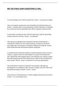 BIO 305 FINAL EXAM QUESTIONS & ANS&period;&period;