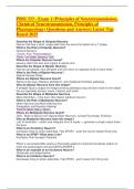 PBSI 333 - Exam 1 &lpar;Principles of Neurotransmission&comma; Chemical Neurotransmission&comma; Principles of Pharmacology&rpar; Questions and Answers Latest Top Rated 2025&period;