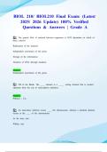 BIOL 210&sol; BIOL210 Final Exam&colon; &lpar;Latest 2025&sol; 2026 Update&rpar; 100&percnt; Verified Questions & Answers &vert; Grade A