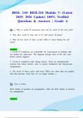 BIOL 210&sol; BIOL210 Module 7&colon; &lpar;Latest 2025&sol; 2026 Update&rpar; 100&percnt; Verified Questions & Answers &vert; Grade A