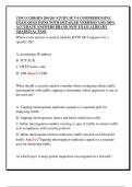 CISCO CBROPS 200-201 STUDY SET 4 COMPREHENSIVE  EXAM QUESTIONS WITH DETAILED VERIFIED AND 100&percnt;  ACCURATE ANSWERS BRAND NEW EXAM ALREADY  GRADED A&plus; PASS 