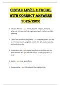 CIBTAC Level 2 Facial Exam Guide 2025&sol;2026 &vert; Skin Science & Ingredients