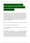 FBLA Business Law