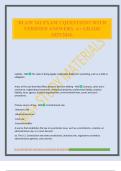 BLAW 341 EXAM 1 QUESTIONS WITH VERIFIED ANSWERS&period; A&plus; GRADE 2025&sol;2026&period;