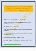 BMW ASSOCIATE LEVEL ASE TEST EXAM QUESTIONS WITH VERIFIED ANSWERS&period; A&plus; GRADE 2025&sol;2026&period;