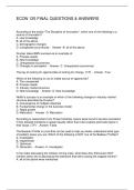 ECON 125 FINAL QUESTIONS & ANSWERS