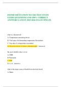  INSTRUMENTATION NCCER TEST STUDY GUIDE QUESTIONS AND 100&percnt; CORRECT ANSWERS LATEST 2025-2026 EXAM UPDATE