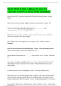 MCB 3023 Exam 3 Quizzes and All Correct Answers 2025-2026 Updated&period;