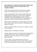 Instructional Area&colon; Financial Analysis&comma; DECA Performance Indicators Business Finance Series Questions With Complete Solutions