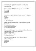 CFDIC EXAM QUESTIONS WITH COMPLETE SOLUTIONS