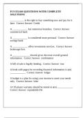 FCS EXAM QUESTIONS WITH COMPLETE SOLUTIONS