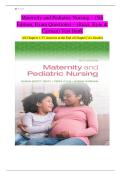 Maternity and Pediatric Nursing&comma; 5th Edition by Susan Ricci&comma; Theresa Kyle & Christine Carman &vert; Complete Test Bank with Answers &lpar;Chapters 1&ndash;51&rpar;