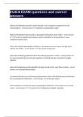 HUGO EXAM questions and correct answers