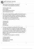 A&P 1 &lpar;Anatomy and Physiology I&rpar; NCLEX Questions &sol; AHN &sol; Study Guide &sol; 2025 Update &sol; Score 100&percnt;