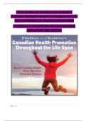 Edelman and Kudzma&rsquo;s Canadian Health Promotion Throughout the Life Span &lpar;2nd Edition&rpar; &ndash; Marian Luctkar-Flude &ndash; Complete Test Bank with Verified Questions and Answers