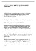 N480 FINAL EXAM QUESTIONS WITH COMPLETE SOLUTIONS&period;