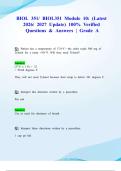 BIOL 351&sol; BIOL351 Module 10&colon; &lpar;Latest 2026&sol; 2027 Update&rpar; 100&percnt; Verified Questions & Answers &vert; Grade A