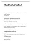 NUR 234 EXAM 1 - SOLID 1&sol;4 - RYNO &vert; 100 QUESTIONS &vert; WITH COMPLETE SOLUTIONS&period;