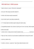 PKSC 4300 Test 3 - VIDEO Lectures QUESTIONS AND CORRECT DETAILED  ANSWERS WITH COMPLETE SOLUTIONS  &vert; GRADED A&plus;