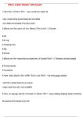 PKSC 4300&colon; Blown Film Exam  QUESTIONS AND CORRECT DETAILED  ANSWERS WITH COMPLETE SOLUTIONS  &vert; GRADED A&plus;
