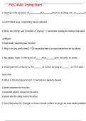 PKSC 4300&colon; Drying Exam  QUESTIONS AND CORRECT DETAILED  ANSWERS WITH COMPLETE SOLUTIONS  &vert; GRADED A&plus;