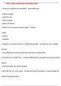 PKSC 4300&colon; Materials Overview Exam QUESTIONS AND CORRECT DETAILED  ANSWERS WITH COMPLETE SOLUTIONS  &vert; GRADED A&plus;