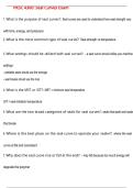 PKSC 4300&colon; Seal Curves Exam  QUESTIONS AND CORRECT DETAILED  ANSWERS WITH COMPLETE SOLUTIONS  &vert; GRADED A&plus;
