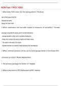 NEW Test 1 PKSC 4300  QUESTIONS AND CORRECT DETAILED  ANSWERS WITH COMPLETE SOLUTIONS  &vert; GRADED A&plus;