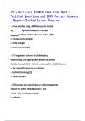 USCG Auxiliary AUXWEA Exam Test Bank &vert; Verified Questions and 100&percnt; Correct Answers &vert; Expert-Checked Version