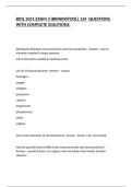 BIOL 2051 EXAM 3 &lpar;BRININSTOOL&rpar; 124  QUESTIONS WITH COMPLETE SOLUTIONS&period;