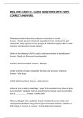 BIOL 2051 EXAM 3 - LUZAN QUESTIONS WITH 100&percnt; CORRECT ANSWERS&period;