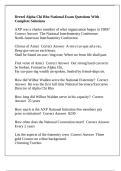 Drexel Alpha Chi Rho National Exam Questions With Complete Solutions