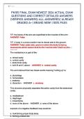 PN105 FINAL EXAM NEWEST 2026 ACTUAL EXAM  QUESTIONS AND CORRECT DETAILED ANSWERS  &lpar;VERIFIED ANSWERS&rpar; ALL ANSWERED&sol; ALREADY  GRADED A&plus; &vert; BRAND NEW&excl; &vert; 100&percnt; PASS