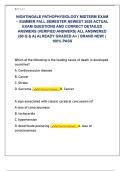 NIGHTINGALE PATHOPHYSIOLOGY MIDTERM EXAM &ndash; SUMMER FALL SEMESTER NEWEST 2026 ACTUAL  EXAM QUESTIONS AND CORRECT DETAILED  ANSWERS &lpar;VERIFIED ANSWERS&rpar; ALL ANSWERED  &lbrace;60 Q & A&rcub; ALREADY GRADED A&plus; &vert; BRAND NEW&excl; &vert;  100&percnt; PASS 