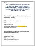 PHTLS PRE & POST TEST EXAM NEWEST 2026  ACTUAL EXAM QUESTIONS AND CORRECT  DETAILED ANSWERS &lpar;VERIFIED ANSWERS&rpar; ALL  ANSWERED &lbrace;75 Q & A&rcub; ALREADY GRADED A&plus; &vert;  BRAND NEW&excl; &vert; 100&percnt; PASS 