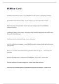 RI Blue Card Exam Questions with Correct Answers