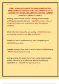CWB 2 VISUAL WELD INSPECTOR EXAM NEWEST ACTUAL  EXAM COMPLETE 1000 QUESTIONS AND CORRECT DETAILED  ANSWERS WITH RATIONALES &lpar;VERIFIED ANSWERS&rpar; &vert;ALREADY  GRADED A&plus;&vert;&vert;NEWEST EXAM&excl;&excl;&excl; 
