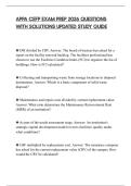 APPA CEFP EXAM PREP 2026 QUESTIONS WITH SOLUTIONS UPDATED STUDY GUIDE