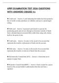 APRP EXAMINATION TEST 2026 QUESTIONS WITH ANSWERS GRADED A&plus;