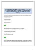 FNP PEDIATRIC EXAM PRACTICE QUESTIONS ACTUAL EXAM QUESTIONS WITH CORRECT ANSWERS & RATIONALES WITH &vert;VERIFIED & REVISED ANSWERS &lpar;NEW&rpar; 2025&sol;VERIFIED AND GRADED A&plus;