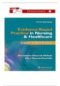 &ast;&ast;&ast;INSTANT DOWNLOAD&ast;&ast;&ast;&ast;PDF&ast;&ast;&ast;Test Bank for Evidence-Based Practice in Nursing & Healthcare&colon; A Guide to Best Practice&comma; 4th Edition by Melnyk&comma; 9781496384539&comma; Covering Chapters 1-23 &vert; Includes Rationales