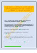 CDC 3E251 - COMPLETE STUDY GUIDE EXAM QUESTIONS WITH VERIFIED ANSWERS&period; A&plus; GRADE 2025&sol;2026&period;