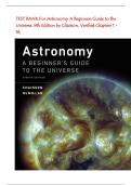 TEST BANK For Astronomy A Beginners Guide to the Universe&comma; 8th Edition by Chaisson&comma; Verified Chapters 1 - 18&comma; Complete Newest Version