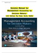 solution manual for management accounting for decision makers 10th edition by peter atrill&vert;&vert;A&plus;