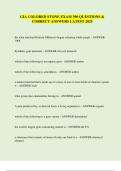 GIA COLORED STONE EXAM 390 QUESTIONS &  CORRECT ANSWERS LATEST 2025